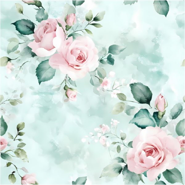 VB The Unicorn Princess Allover Blumen Mint